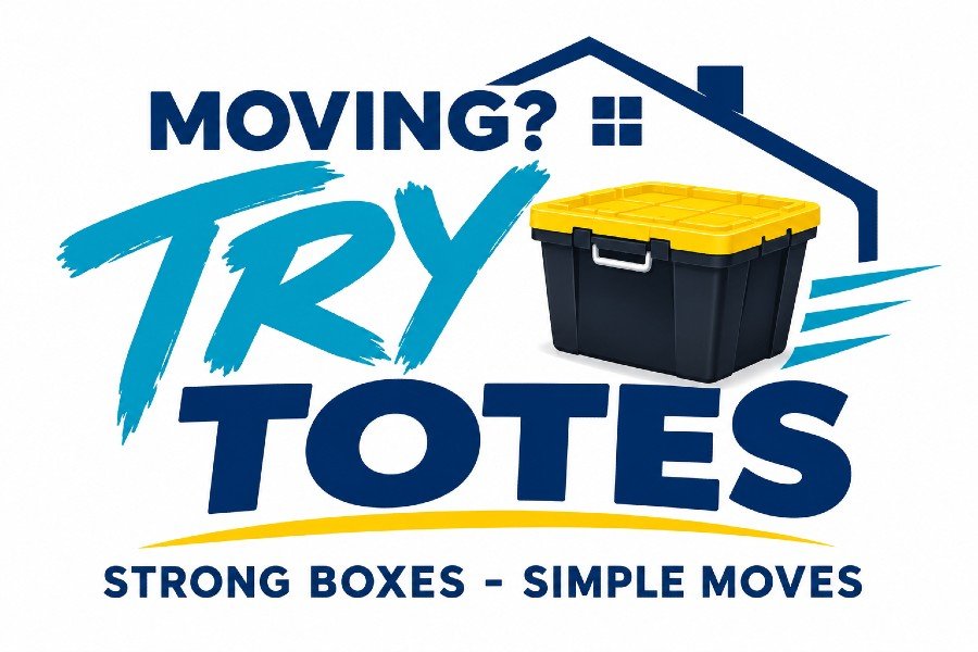 Moving?! Try Totes instead of cardboard boxes